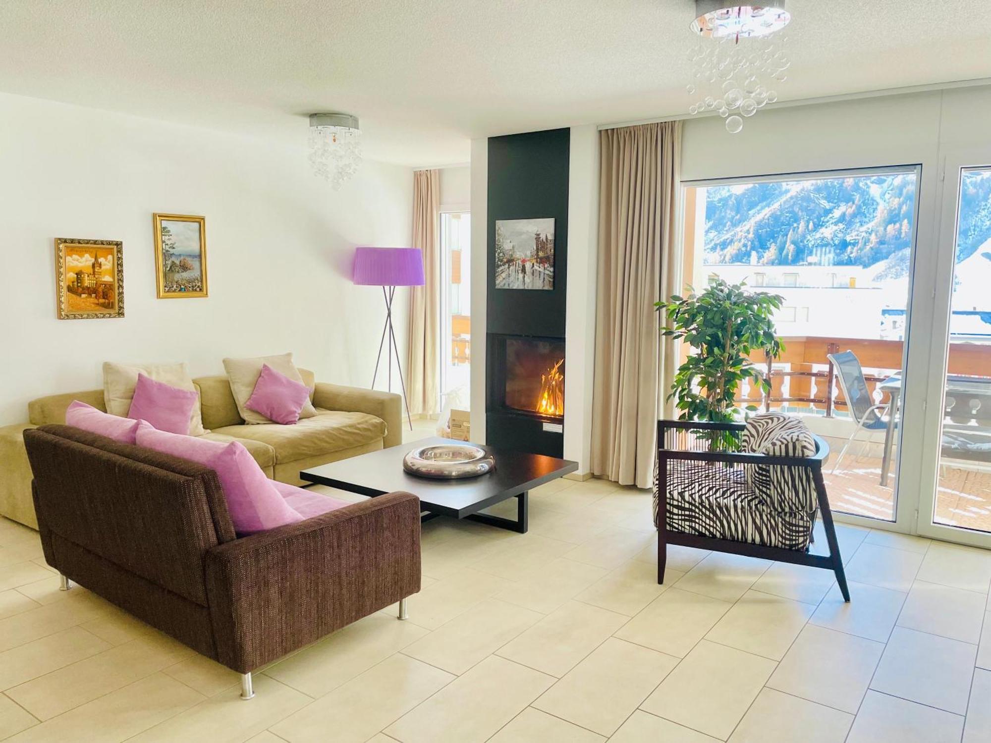 Apartments Residenz Iris Leukerbad Luaran gambar